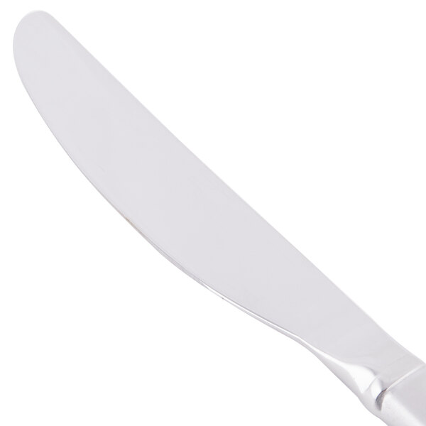 A Libbey stainless steel bread and butter knife with a silver handle.