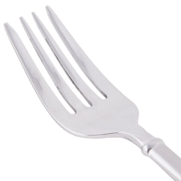 A Libbey stainless steel salad fork with a silver handle.