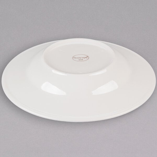 A Libbey ivory porcelain pasta bowl with a wide rim and round bottom.