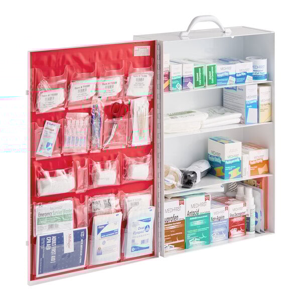Noble First Aid Kit Cabinet - Class B - 1138-Piece, 4 Shelf