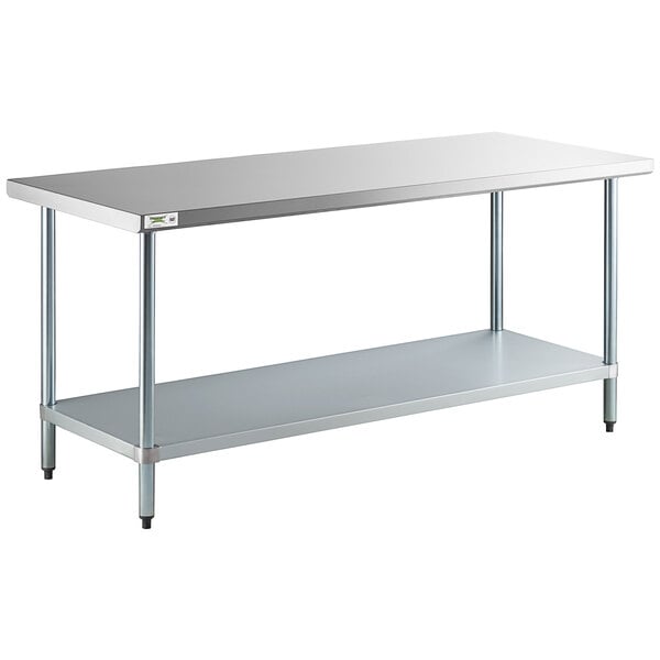 stainless steel restaurant prep table