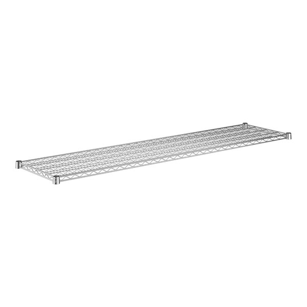 A Regency stainless steel wire shelf on a white background.