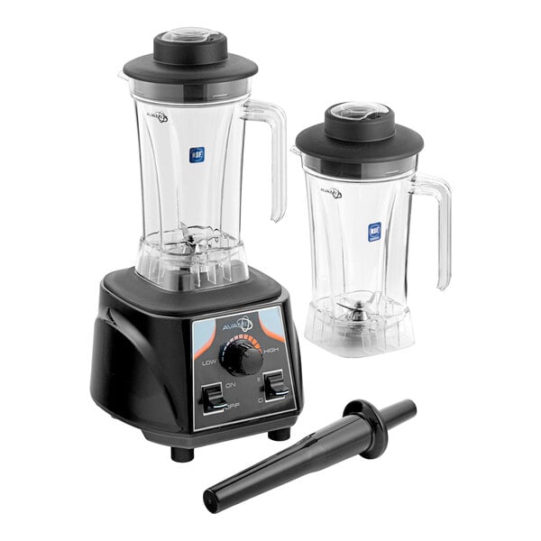 AvaMix BX2000V2J 3 1/2 hp Commercial Blender with Toggle Control, Variable Speed, and 2 64 oz. Tritan™ Containers - 120V