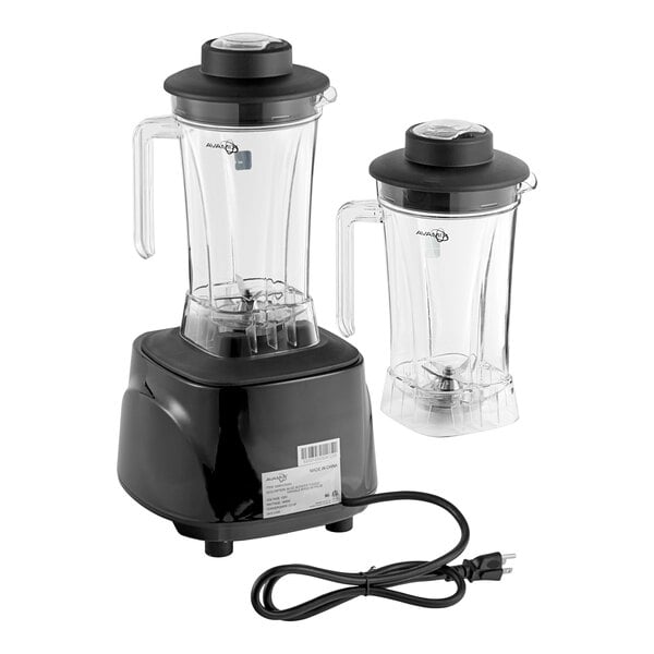 AvaMix BX2000V2J 3 1/2 hp Commercial Blender with Toggle Control, Variable Speed, and 2 64 oz. Tritan™ Containers - 120V