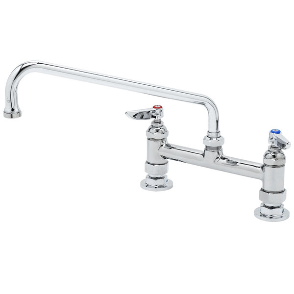 T&S B2280060X 8" Deck Mounted Double Pantry Faucet with 8" Centers