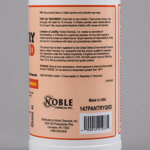 Noble Eco 1 Qt. / 32 oz. Pantry Guard Food Service Safe Insect Killer Spray