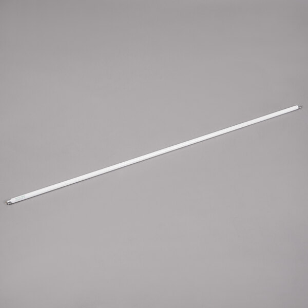 A long white light bulb.