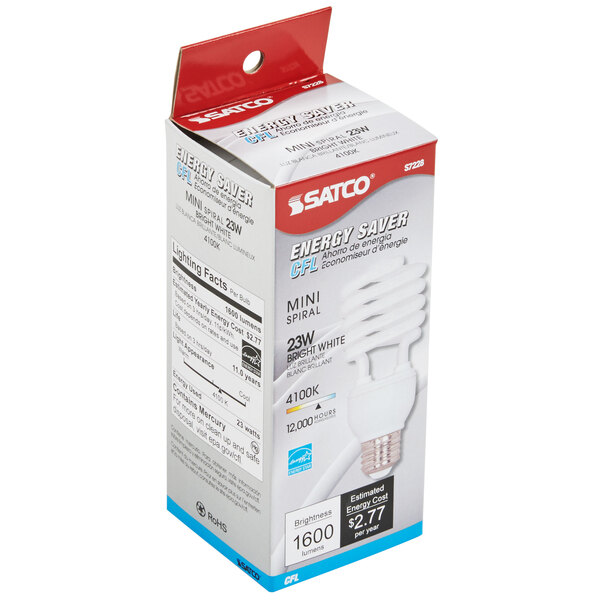 Satco 22 Watt T9 Circline Fluorescent Bulb - Warm White Light For Home & Office Lighting