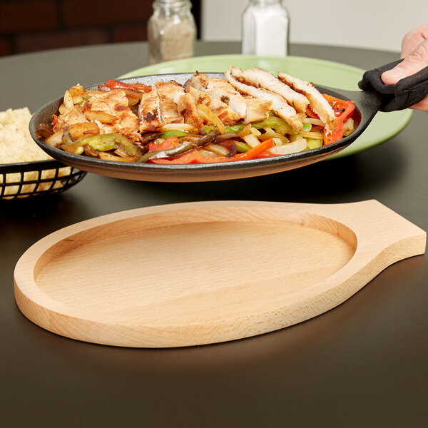 8" x 12 1/2" Oval Wood Serving Underliner