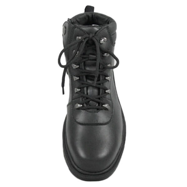 genuine grip 7130 mens size 16 wide width black steel toe non slip size 14 mens boots