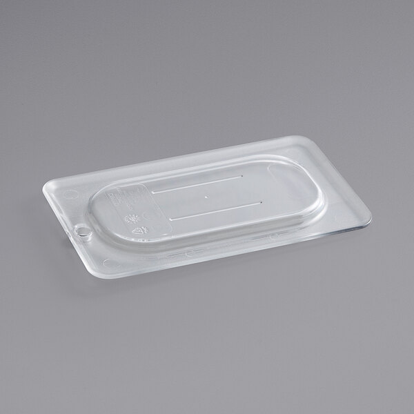 a clear plastic container with a lid