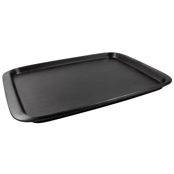 A black rectangular Elite Global Solutions tray with a handle.