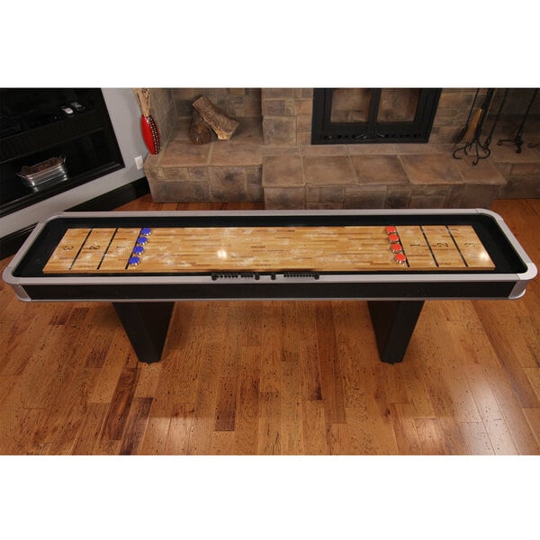 Atomic M01702aw 9 Platinum Shuffleboard Table