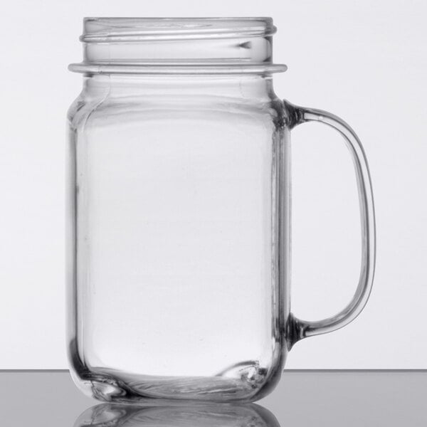 plastic mason jars with lids and straws