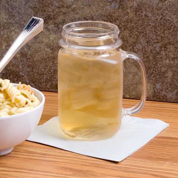 plastic drinking mason jars with lids