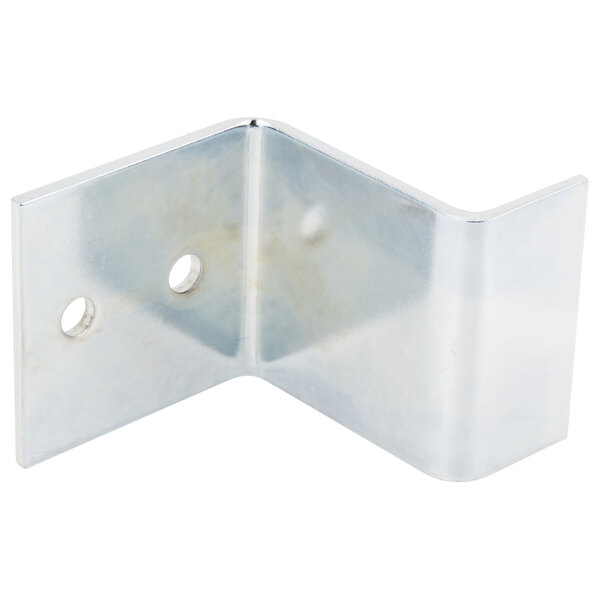 A stainless steel Metro HD wall clamp with two holes.