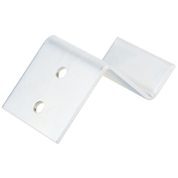 A white metal Metro HD wall clamp with holes on the side.
