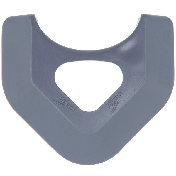 A grey plastic Metro Max bumper with a hole in the middle.