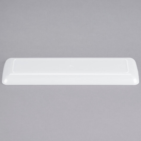 A white rectangular Fineline Tiny Temptations tray.