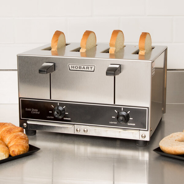 Hobart ET27 Commercial Pop Up Toaster 4 Slice, 240V