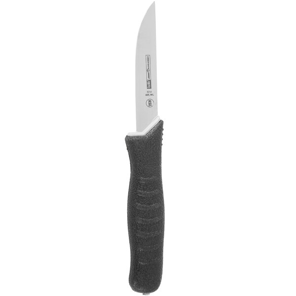 An ARY VacMaster 4" paring knife with a black handle.