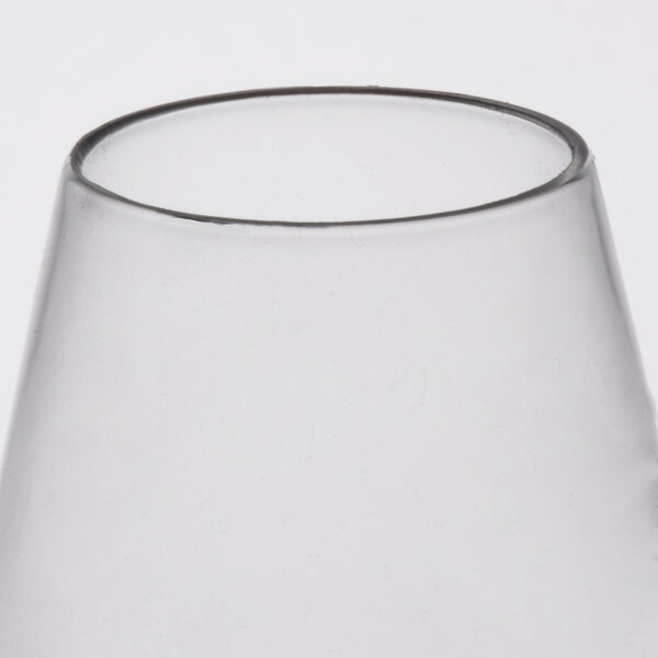 Visions 4 Oz Clear Plastic Stemless Wine Sampler Glass 8pack 