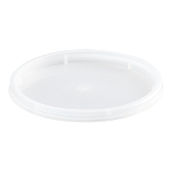 Choice Heavy-Duty Translucent Plastic Deli Container Lid - 480/Case