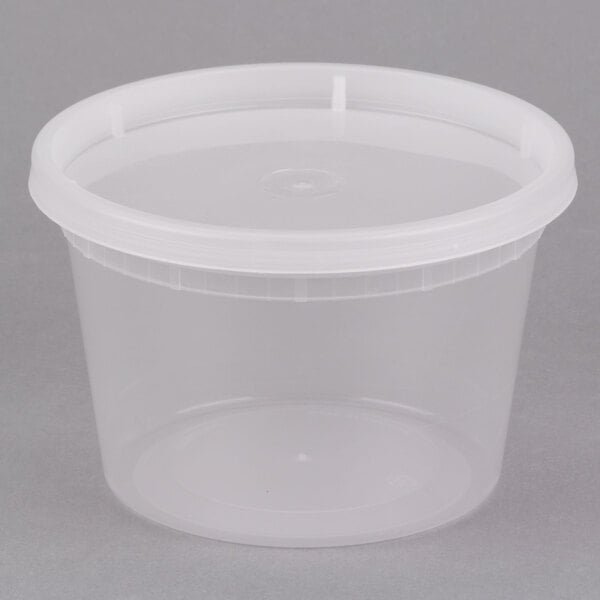 16 Oz Plastic Deli Containers With Lids 240 Case