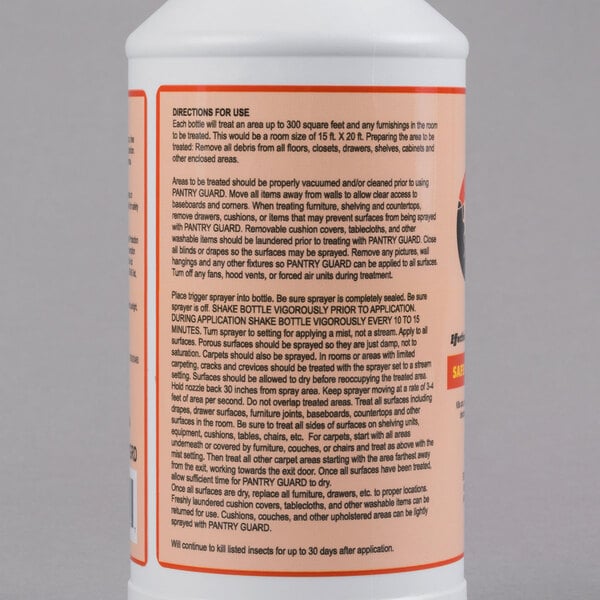 A white Noble Eco bottle with an orange label.