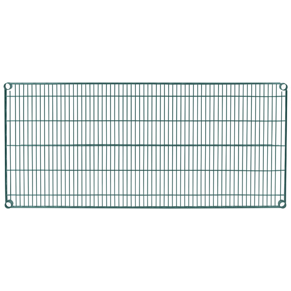 A green wire mesh grid on a white background.