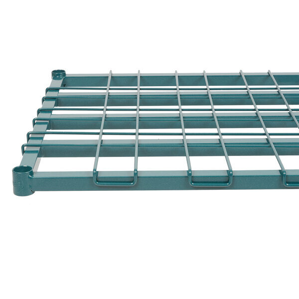 Regency 24" x 36" Green Epoxy HeavyDuty Dunnage Shelf with Wire Mat 800 lb. Capacity