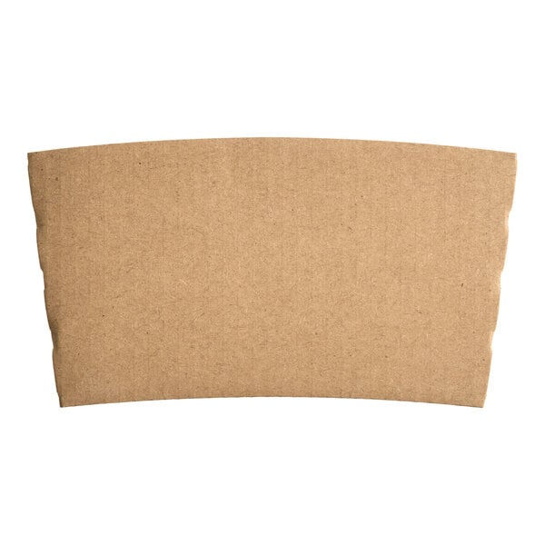 EcoChoice 10-24 oz. Kraft Coffee Cup Sleeve / Jacket / Clutch - 50/Pack