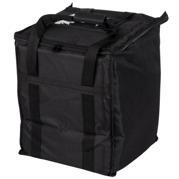 black insulated bag