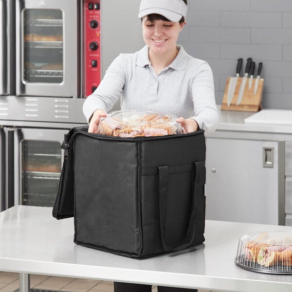 Stylish Sleek Chiller Bag with large capacity and PVC lined main compa