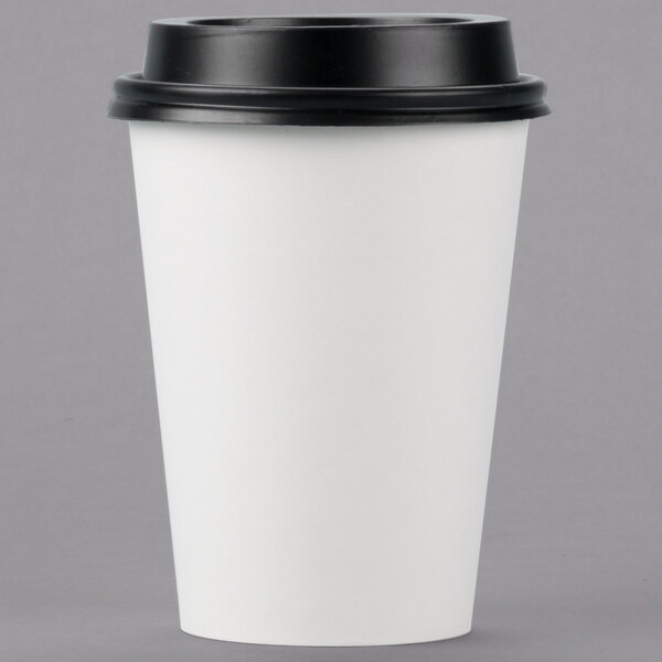 white paper cups with lids