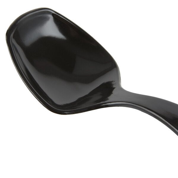 Choice 8 1/2" Black Disposable Plastic Serving Spoon 72/Case