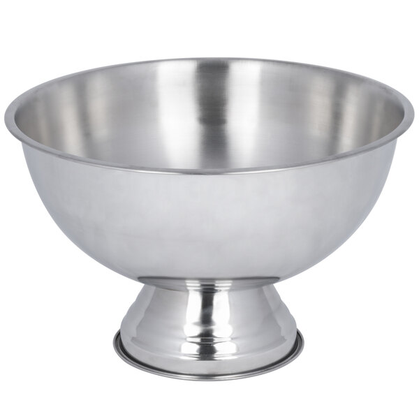 12 Qt. Stainless Steel Punch Bowl with Mirror Finish
