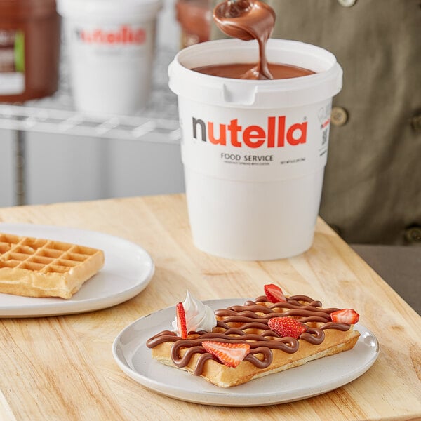 Nutella snack and drink 