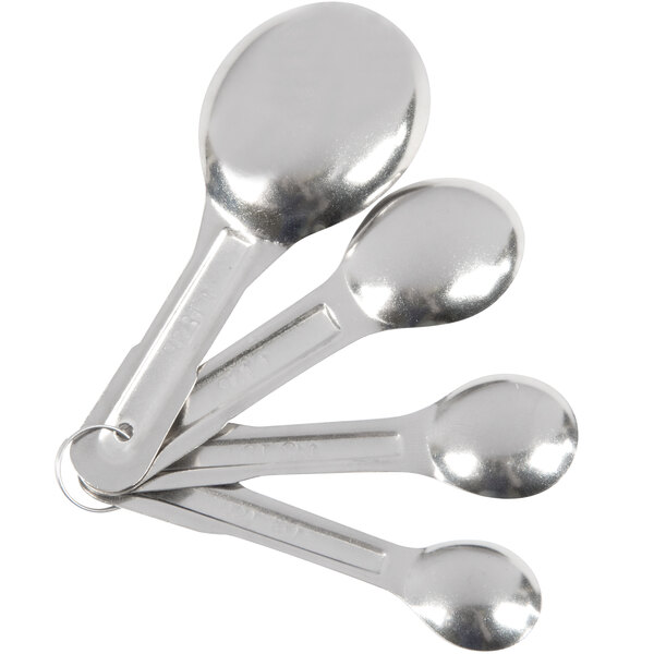 4Piece Stainless Steel Measuring Spoon Set