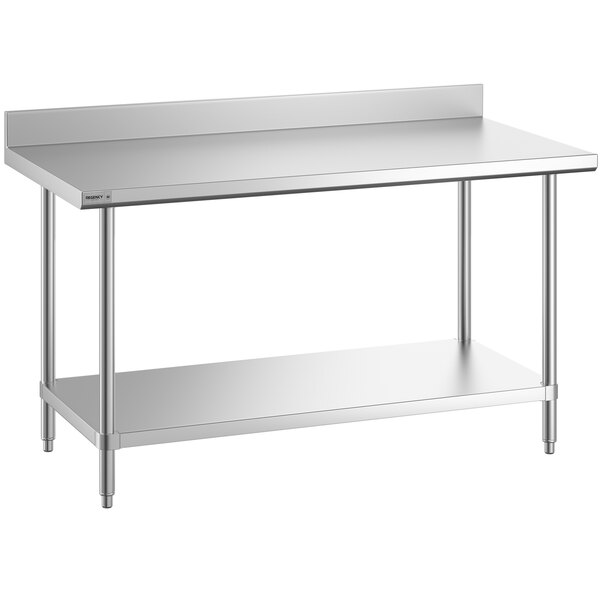 Regency Stainless Steel Work Table w/ Undershelf (84)