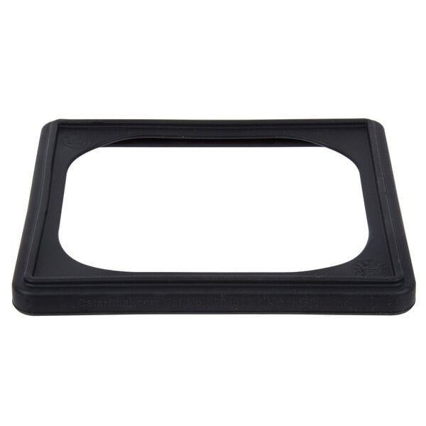 A black rectangular frame with a white background.