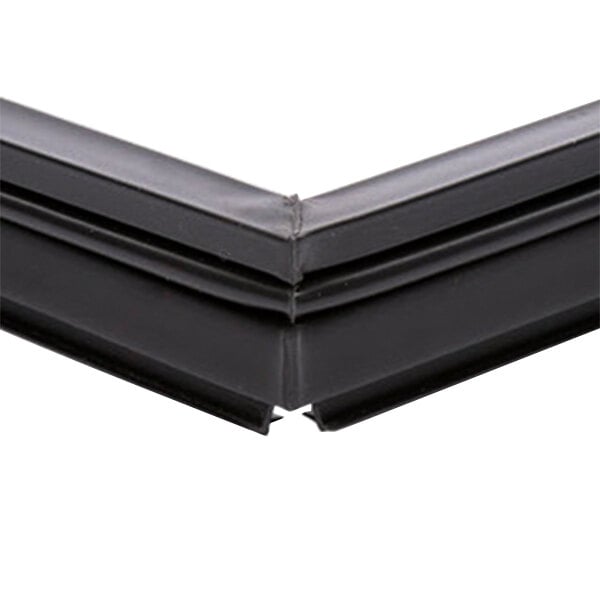 A black magnetic door gasket corner.