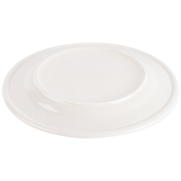 9 3 8 Ivory American White Embossed Rim China Plate 24 Case