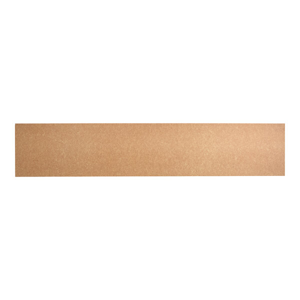 A rectangular brown composite cutting board.