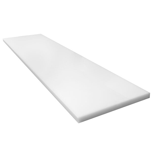 A white rectangular True 915147 cutting board.