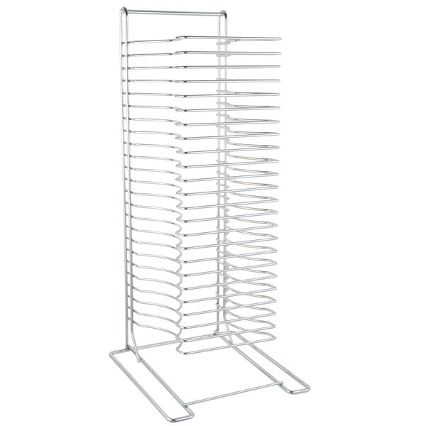 An American Metalcraft metal rack with 24 spirals.