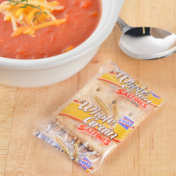 whole grain saltine crackers nutrition