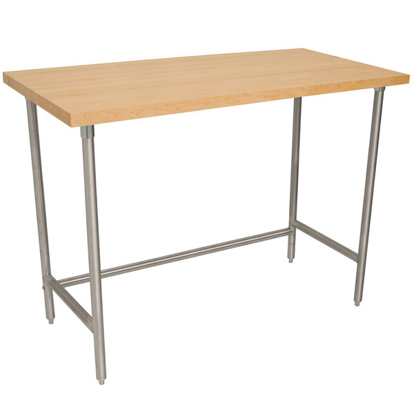 a close-up of a wood table