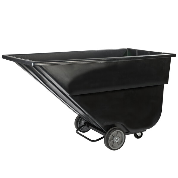 Carlisle TTS15003 Black HeavyDuty 1.5 Cubic Yard Utility Tilt Truck
