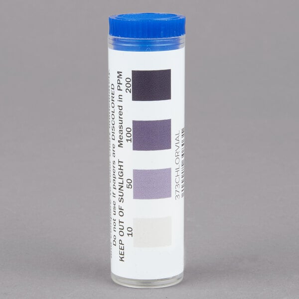 Chlorine Test Strips, 10200ppm WebstaurantStore